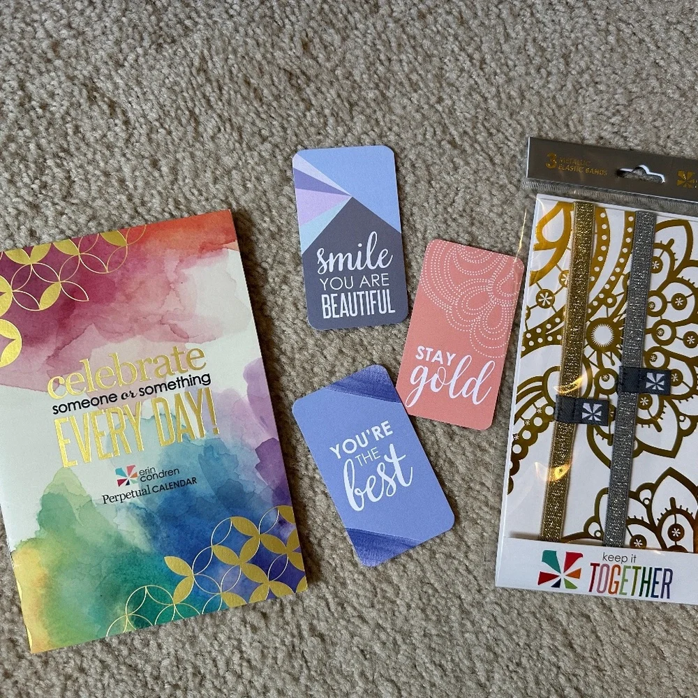 Erin Condren Planner Bundle Lot Perpetual Calendar